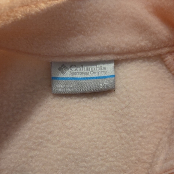 Columbia Light Pink Fleece Jacket - Picture 2 of 3